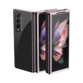 Electroplated Transparent Folding Case, For Samsung Galaxy Z Fold3 5G