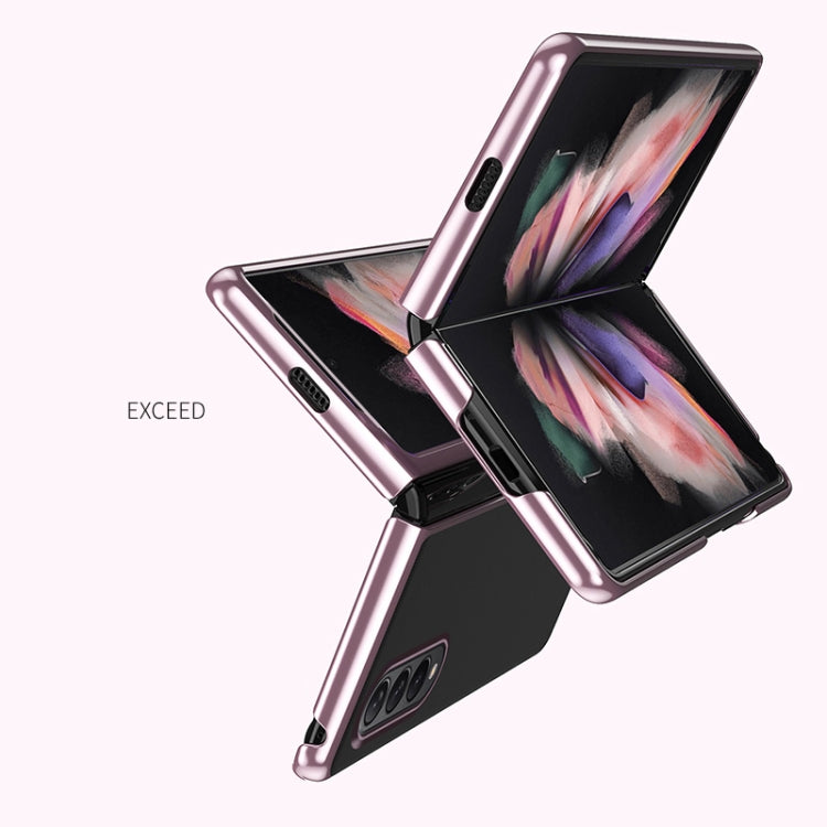 Electroplated Transparent Folding Case, For Samsung Galaxy Z Fold3 5G