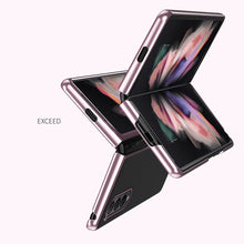 Load image into Gallery viewer, Electroplated Transparent Folding Case, For Samsung Galaxy Z Fold3 5G