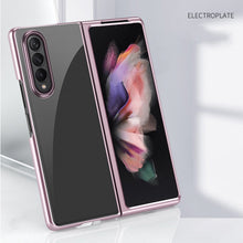 Load image into Gallery viewer, Electroplated Transparent Folding Case, For Samsung Galaxy Z Fold3 5G