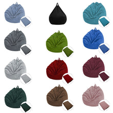 Load image into Gallery viewer, Corduroy Lazy Bean Bag Chair Sofa Cover, 70x80cm, 85x110cm, 100x120cm