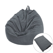 Load image into Gallery viewer, Corduroy Lazy Bean Bag Chair Sofa Cover, 70x80cm, 85x110cm, 100x120cm