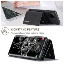 Load image into Gallery viewer, DG.MING M1 Series 3-Fold Multi Card Wallet  Back Cover Shockproof Case with Holder Function, For Samsung Galaxy S20 Ultra, For Samsung Galaxy S20+