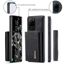 Load image into Gallery viewer, DG.MING M1 Series 3-Fold Multi Card Wallet  Back Cover Shockproof Case with Holder Function, For Samsung Galaxy S20 Ultra, For Samsung Galaxy S20+