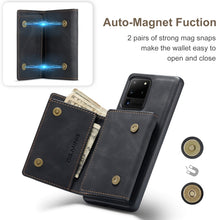 Load image into Gallery viewer, DG.MING M1 Series 3-Fold Multi Card Wallet  Back Cover Shockproof Case with Holder Function, For Samsung Galaxy S20 Ultra, For Samsung Galaxy S20+