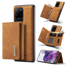 Load image into Gallery viewer, DG.MING M1 Series 3-Fold Multi Card Wallet  Back Cover Shockproof Case with Holder Function, For Samsung Galaxy S20 Ultra, For Samsung Galaxy S20+