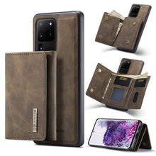 Load image into Gallery viewer, DG.MING M1 Series 3-Fold Multi Card Wallet  Back Cover Shockproof Case with Holder Function, For Samsung Galaxy S20 Ultra, For Samsung Galaxy S20+
