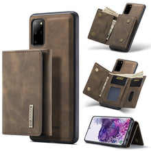 Load image into Gallery viewer, DG.MING M1 Series 3-Fold Multi Card Wallet  Back Cover Shockproof Case with Holder Function, For Samsung Galaxy S20 Ultra, For Samsung Galaxy S20+