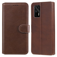 Load image into Gallery viewer, Classic Calf Texture PU + TPU Horizontal Flip Leather Case with Holder &amp; Card Slots &amp; Wallet, For Samsung Galaxy A03s 166mm, For OnePlus Nord CE 5G, For OnePlus N200 5G, For OPPO Realme GT 5G