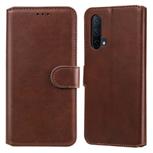 Load image into Gallery viewer, Classic Calf Texture PU + TPU Horizontal Flip Leather Case with Holder &amp; Card Slots &amp; Wallet, For Samsung Galaxy A03s 166mm, For OnePlus Nord CE 5G, For OnePlus N200 5G, For OPPO Realme GT 5G