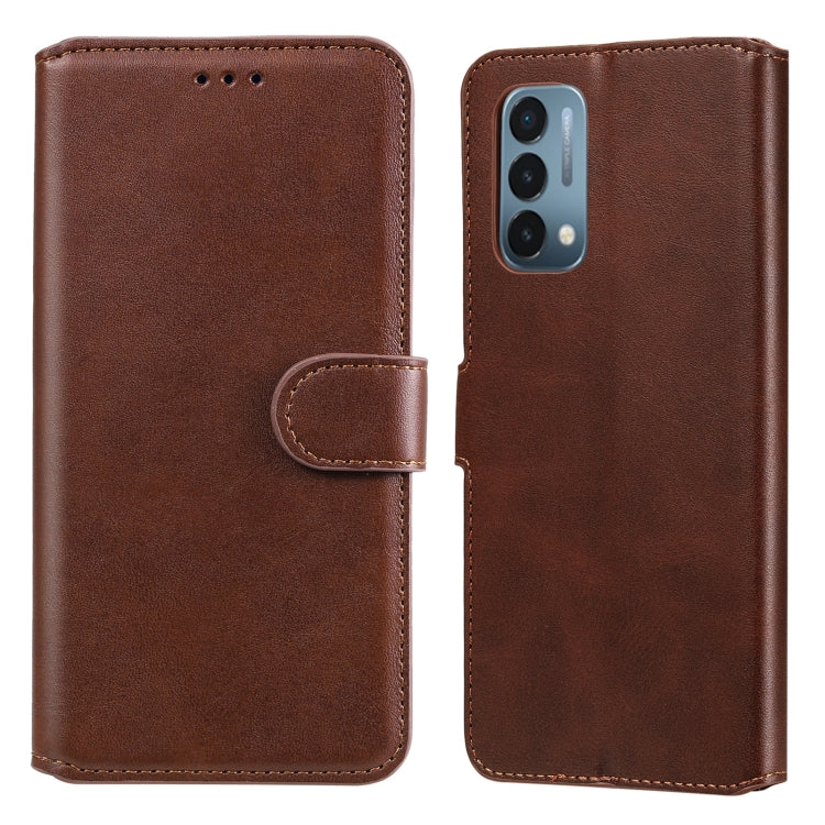 Classic Calf Texture PU + TPU Horizontal Flip Leather Case with Holder & Card Slots & Wallet, For Samsung Galaxy A03s 166mm, For OnePlus Nord CE 5G, For OnePlus N200 5G, For OPPO Realme GT 5G