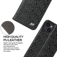 Load image into Gallery viewer, Fierre Shann Crocodile Texture Magnetic Horizontal Flip Genuine Leather Case with Holder &amp; Card Slot, For iPhone 13 mini, For iPhone 13, For iPhone 13 Pro, For iPhone 13 Pro Max