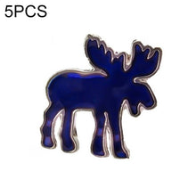 Load image into Gallery viewer, 5 PCS Temperature Sensitive Discoloration Adjustable Open Ring, Heart Gem, Straw Hat Sun Shield, Big Starfish, Big Heart Gem, Dolphin Holding Ball, Guitar, Plum Blossom Gem, Clover, Four-leaf Clover, Four-leaf Flower Gems, Sun Gem, Little Dinosaur, Faw...