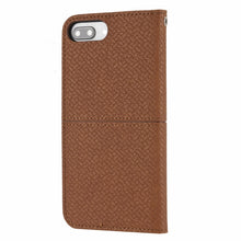 Load image into Gallery viewer, Woven Texture Stitching Magnetic Horizontal Flip PU Leather Case with Holder &amp; Card Slots &amp; Wallet &amp; Lanyard, For iPhone 8 Plus / 7 Plus, For iPhone 11, For iPhone 11 Pro, For iPhone 11 Pro Max, For iPhone 12 / 12 Pro, For iPhone 12 Pro Max            ...