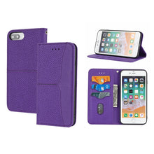Load image into Gallery viewer, Woven Texture Stitching Magnetic Horizontal Flip PU Leather Case with Holder &amp; Card Slots &amp; Wallet &amp; Lanyard, For iPhone 8 Plus / 7 Plus, For iPhone 11, For iPhone 11 Pro, For iPhone 11 Pro Max, For iPhone 12 / 12 Pro, For iPhone 12 Pro Max            ...