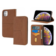 Load image into Gallery viewer, Woven Texture Stitching Magnetic Horizontal Flip PU Leather Case with Holder &amp; Card Slots &amp; Wallet &amp; Lanyard, For iPhone 8 Plus / 7 Plus, For iPhone 11, For iPhone 11 Pro, For iPhone 11 Pro Max, For iPhone 12 / 12 Pro, For iPhone 12 Pro Max            ...