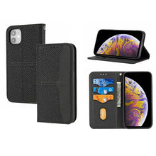 Load image into Gallery viewer, Woven Texture Stitching Magnetic Horizontal Flip PU Leather Case with Holder &amp; Card Slots &amp; Wallet &amp; Lanyard, For iPhone 8 Plus / 7 Plus, For iPhone 11, For iPhone 11 Pro, For iPhone 11 Pro Max, For iPhone 12 / 12 Pro, For iPhone 12 Pro Max            ...