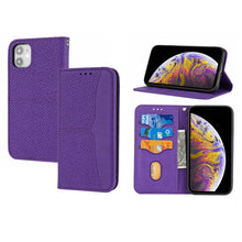 Load image into Gallery viewer, Woven Texture Stitching Magnetic Horizontal Flip PU Leather Case with Holder &amp; Card Slots &amp; Wallet &amp; Lanyard, For iPhone 8 Plus / 7 Plus, For iPhone 11, For iPhone 11 Pro, For iPhone 11 Pro Max, For iPhone 12 / 12 Pro, For iPhone 12 Pro Max            ...