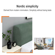 Load image into Gallery viewer, Polar Fleece Elastic Full Covered Headboard Dust Cover, 120cm, 150cm, 180cm, 200cm, 220cm