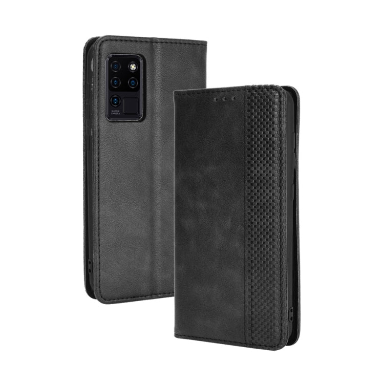 Magnetic Buckle Retro Crazy Horse Texture Horizontal Flip Leather Case with Holder & Card Slots & Photo Frame, For ZTE Blade A51, For ZTE Blade A71, For T-Mobile REVVL V+ 5G, For Infinix Hot 10s / 10s NFC / 10T, For Infinix Note 10 Pro / 10 Pro NFC    ...