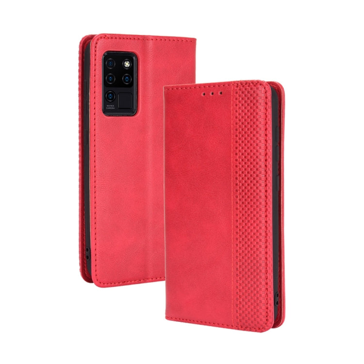Magnetic Buckle Retro Crazy Horse Texture Horizontal Flip Leather Case with Holder & Card Slots & Photo Frame, For ZTE Blade A51, For ZTE Blade A71, For T-Mobile REVVL V+ 5G, For Infinix Hot 10s / 10s NFC / 10T, For Infinix Note 10 Pro / 10 Pro NFC    ...