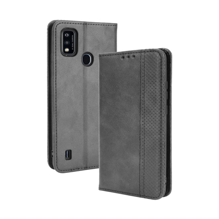 Magnetic Buckle Retro Crazy Horse Texture Horizontal Flip Leather Case with Holder & Card Slots & Photo Frame, For ZTE Blade A51, For ZTE Blade A71, For T-Mobile REVVL V+ 5G, For Infinix Hot 10s / 10s NFC / 10T, For Infinix Note 10 Pro / 10 Pro NFC    ...