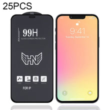 Load image into Gallery viewer, For iPhone 17e / 16e / 13 / 13 Pro 25pcs High Aluminum Large Arc Full Screen Tempered Glass Film, For iPhone 13 mini (25 PCS), For iPhone 17e / 16e / 13 / 13 Pro  (25pcs), For iPhone 13 Pro Max (25pcs)