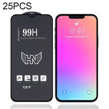 Load image into Gallery viewer, For iPhone 17e / 16e / 13 / 13 Pro 25pcs High Aluminum Large Arc Full Screen Tempered Glass Film, For iPhone 13 mini (25 PCS), For iPhone 17e / 16e / 13 / 13 Pro  (25pcs), For iPhone 13 Pro Max (25pcs)