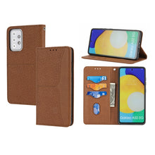 Load image into Gallery viewer, Woven Texture Stitching Magnetic Horizontal Flip PU Leather Case with Holder &amp; Card Slots &amp; Wallet &amp; Lanyard, For Samsung Galaxy A52 4G / 5G, For Samsung Galaxy S20 FE, For Samsung Galaxy A02s 164mm, For Samsung Galaxy A02s 166mm                       ...