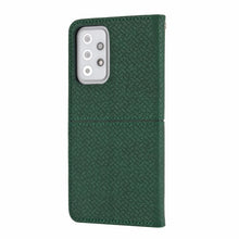 Load image into Gallery viewer, Woven Texture Stitching Magnetic Horizontal Flip PU Leather Case with Holder &amp; Card Slots &amp; Wallet &amp; Lanyard, For Samsung Galaxy A52 4G / 5G, For Samsung Galaxy S20 FE, For Samsung Galaxy A02s 164mm, For Samsung Galaxy A02s 166mm                       ...