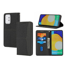 Load image into Gallery viewer, Woven Texture Stitching Magnetic Horizontal Flip PU Leather Case with Holder &amp; Card Slots &amp; Wallet &amp; Lanyard, For Samsung Galaxy A52 4G / 5G, For Samsung Galaxy S20 FE, For Samsung Galaxy A02s 164mm, For Samsung Galaxy A02s 166mm                       ...