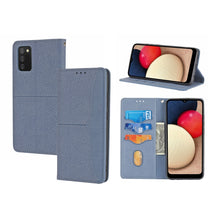 Load image into Gallery viewer, Woven Texture Stitching Magnetic Horizontal Flip PU Leather Case with Holder &amp; Card Slots &amp; Wallet &amp; Lanyard, For Samsung Galaxy A52 4G / 5G, For Samsung Galaxy S20 FE, For Samsung Galaxy A02s 164mm, For Samsung Galaxy A02s 166mm                       ...