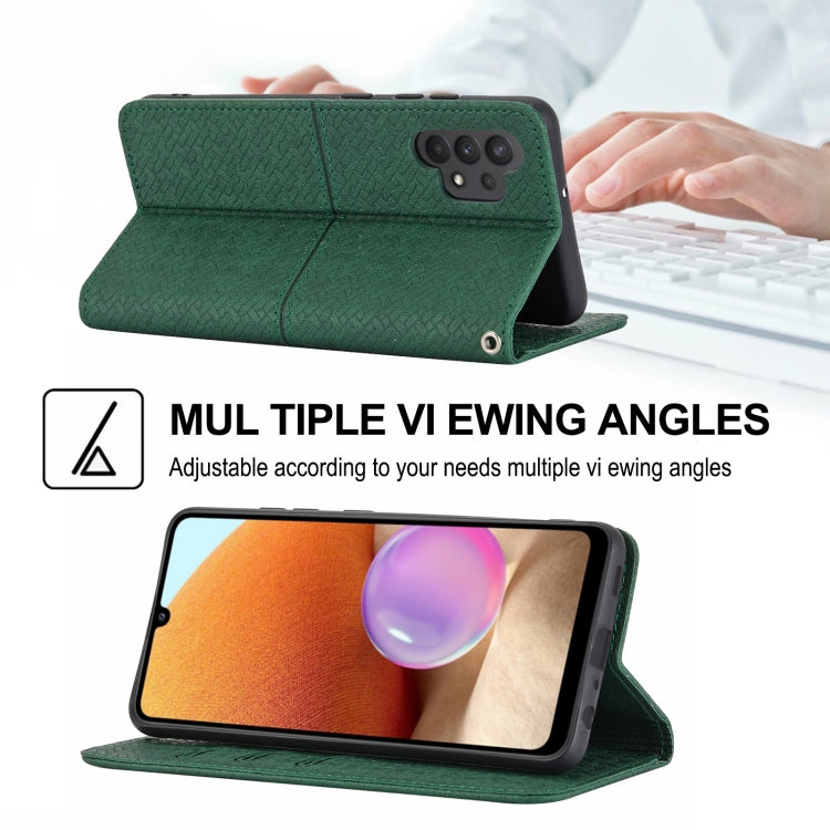 Woven Texture Stitching Magnetic Horizontal Flip PU Leather Case with Holder & Card Slots & Wallet & Lanyard, For Samsung Galaxy A32 4G, For Samsung Galaxy A32 5G, For Samsung Galaxy A42 5G, For Samsung Galaxy A51, For Samsung Galaxy A71               ...