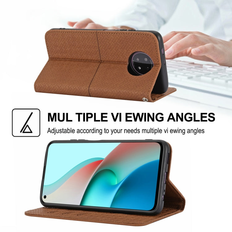 Woven Texture Stitching Magnetic Horizontal Flip PU Leather Case with Holder & Card Slots & Wallet & Lanyard, For Xiaomi Redmi Note 9 5G, For Xiaomi Redmi Note 9 Pro Max, For Xiaomi Redmi Note 10, For Xiaomi Redmi Note 10 5G                            ...