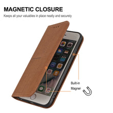Load image into Gallery viewer, Woven Texture Stitching Magnetic Horizontal Flip PU Leather Case with Holder &amp; Card Slots &amp; Wallet &amp; Lanyard, For Xiaomi Redmi Note 9 5G, For Xiaomi Redmi Note 9 Pro Max, For Xiaomi Redmi Note 10, For Xiaomi Redmi Note 10 5G                            ...