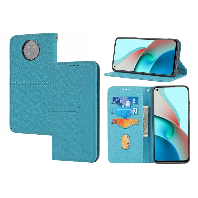 Woven Texture Stitching Magnetic Horizontal Flip PU Leather Case with Holder & Card Slots & Wallet & Lanyard, For Xiaomi Redmi Note 9 5G, For Xiaomi Redmi Note 9 Pro Max, For Xiaomi Redmi Note 10, For Xiaomi Redmi Note 10 5G                            ...
