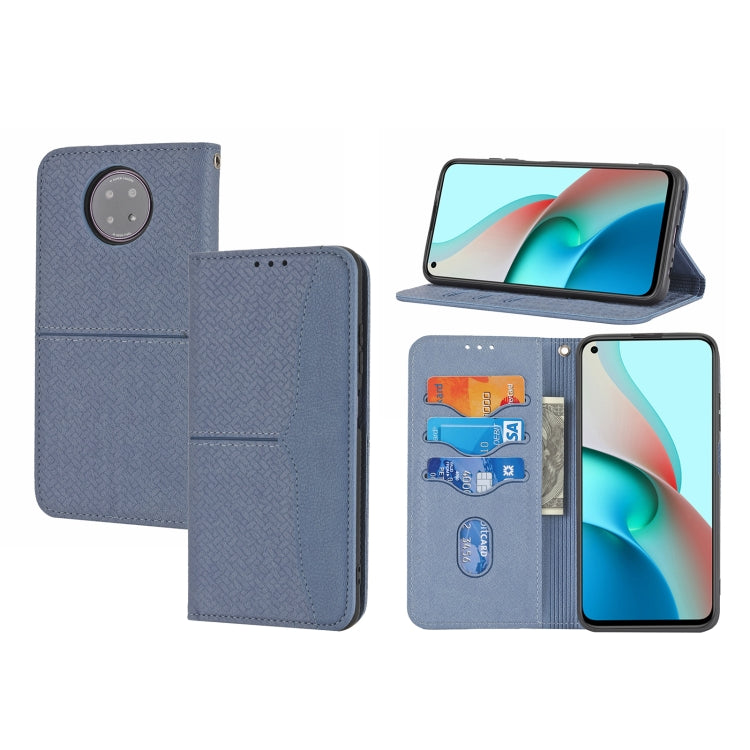 Woven Texture Stitching Magnetic Horizontal Flip PU Leather Case with Holder & Card Slots & Wallet & Lanyard, For Xiaomi Redmi Note 9 5G, For Xiaomi Redmi Note 9 Pro Max, For Xiaomi Redmi Note 10, For Xiaomi Redmi Note 10 5G                            ...