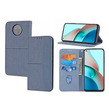 Load image into Gallery viewer, Woven Texture Stitching Magnetic Horizontal Flip PU Leather Case with Holder &amp; Card Slots &amp; Wallet &amp; Lanyard, For Xiaomi Redmi Note 9 5G, For Xiaomi Redmi Note 9 Pro Max, For Xiaomi Redmi Note 10, For Xiaomi Redmi Note 10 5G                            ...