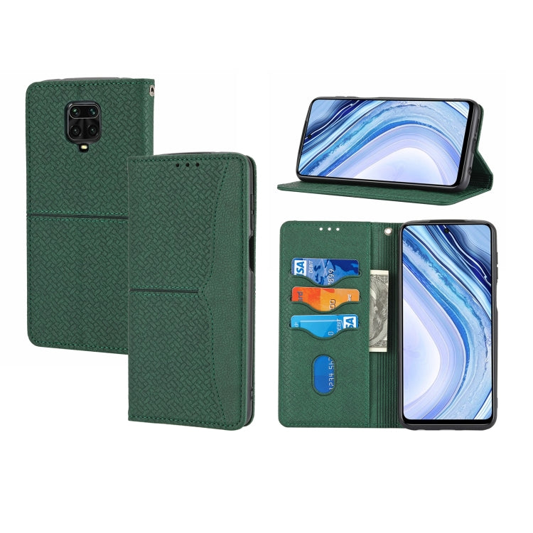 Woven Texture Stitching Magnetic Horizontal Flip PU Leather Case with Holder & Card Slots & Wallet & Lanyard, For Xiaomi Redmi Note 9 5G, For Xiaomi Redmi Note 9 Pro Max, For Xiaomi Redmi Note 10, For Xiaomi Redmi Note 10 5G                            ...