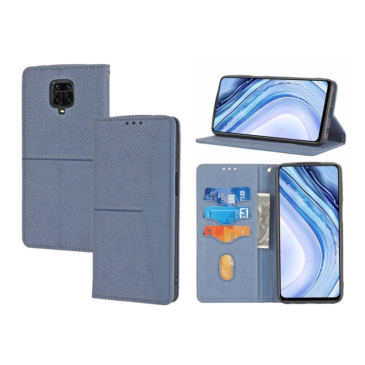 Woven Texture Stitching Magnetic Horizontal Flip PU Leather Case with Holder & Card Slots & Wallet & Lanyard, For Xiaomi Redmi Note 9 5G, For Xiaomi Redmi Note 9 Pro Max, For Xiaomi Redmi Note 10, For Xiaomi Redmi Note 10 5G                            ...