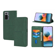 Load image into Gallery viewer, Woven Texture Stitching Magnetic Horizontal Flip PU Leather Case with Holder &amp; Card Slots &amp; Wallet &amp; Lanyard, For Xiaomi Redmi Note 9 5G, For Xiaomi Redmi Note 9 Pro Max, For Xiaomi Redmi Note 10, For Xiaomi Redmi Note 10 5G                            ...