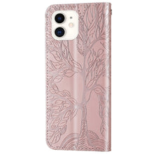 Load image into Gallery viewer, Life of Tree Embossing Pattern Horizontal Flip Leather Case with Holder &amp; Card Slot &amp; Wallet &amp; Photo Frame &amp; Lanyard, For iPhone 13 mini, For iPhone 13, For iPhone 13 Pro, For iPhone 13 Pro Max