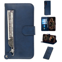 Load image into Gallery viewer, Fashion Calf Texture Zipper Horizontal Flip PU Leather Case, with Holder &amp; Card Slots &amp; Wallet, For Huawei Honor 9X / Honor 9X Pro