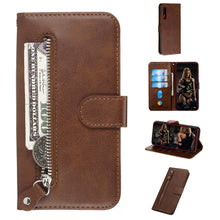 Load image into Gallery viewer, Fashion Calf Texture Zipper Horizontal Flip PU Leather Case, with Holder &amp; Card Slots &amp; Wallet, For Huawei Honor 9X / Honor 9X Pro