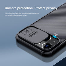 Load image into Gallery viewer, NILLKIN Black Mirror Pro Series Camshield Full Coverage Dust-proof Scratch Resistant Phone Case, For iPhone 13