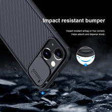 Load image into Gallery viewer, NILLKIN Black Mirror Pro Series Camshield Full Coverage Dust-proof Scratch Resistant Phone Case, For iPhone 13