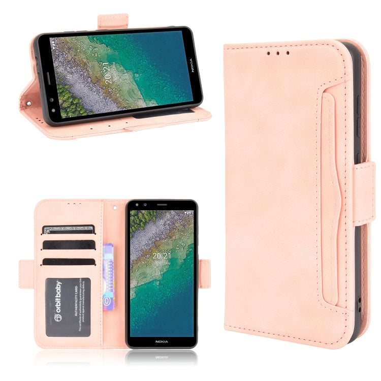 Skin Feel Calf Pattern Horizontal Flip Leather Case with Holder & Card Slots & Photo Frame, For Xiaomi Redmi Note 10 5G, For Xiaomi Redmi Note 10 JP Version, For Blackview A100, For Nokia C01 Plus, For Nokia C10/C20, For Nokia XR20, For Oukitel C21 Pro...