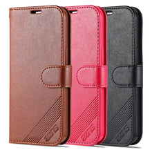 Load image into Gallery viewer, AZNS Sheepskin Texture Horizontal Flip Leather Case with Holder &amp; Card Slots &amp; Wallet, For iPhone 13, For iPhone 13 mini, For iPhone 13 Pro, For iPhone 13 Pro Max