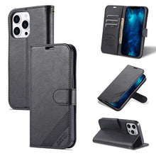 Load image into Gallery viewer, AZNS Sheepskin Texture Horizontal Flip Leather Case with Holder &amp; Card Slots &amp; Wallet, For iPhone 13, For iPhone 13 mini, For iPhone 13 Pro, For iPhone 13 Pro Max
