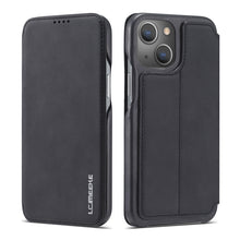 Load image into Gallery viewer, LC.IMEEKE Hon Ancient Series Horizontal Flip Leather Case with Holder &amp; Card Slot, For iPhone 13 mini, For iPhone 13, For iPhone 13 Pro, For iPhone 13 Pro Max
